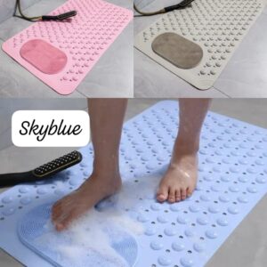 Anti-slip bathroom mats